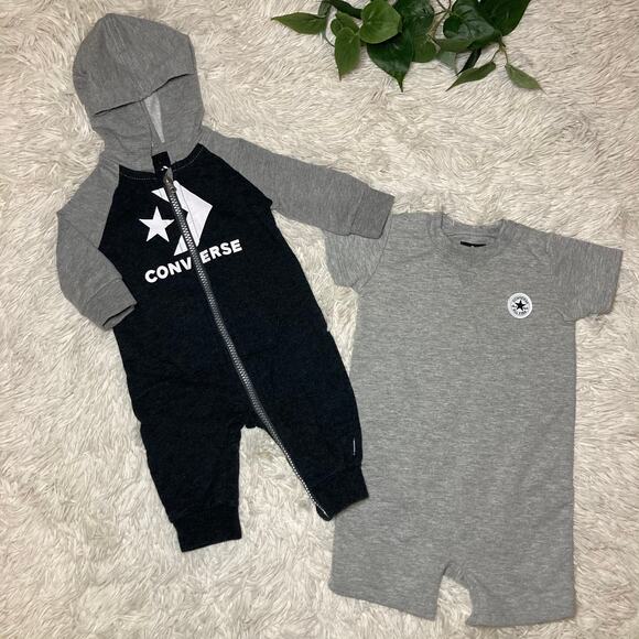 *Bundle |Converse All Star | Baby boy one piece outfit- different sizes-set of 2 - Picture 1 of 11